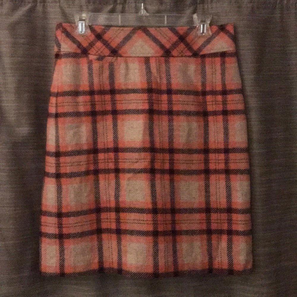 LL Bean wool skirt size 6